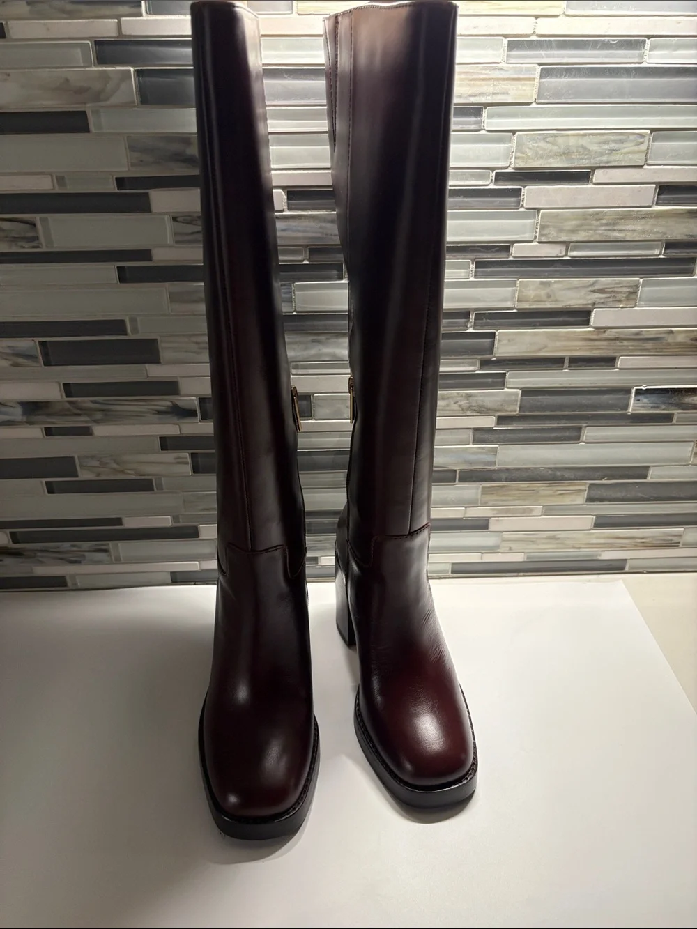 Vince Camuto Gibi Over-the-Knee Boots in Burgundy